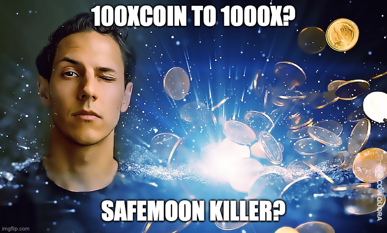 Sheldon Evans 100XCoin | 100XCOIN TO 1000X? SAFEMOON KILLER? | image tagged in cryptocurrency,crypto,youtuber | made w/ Imgflip meme maker