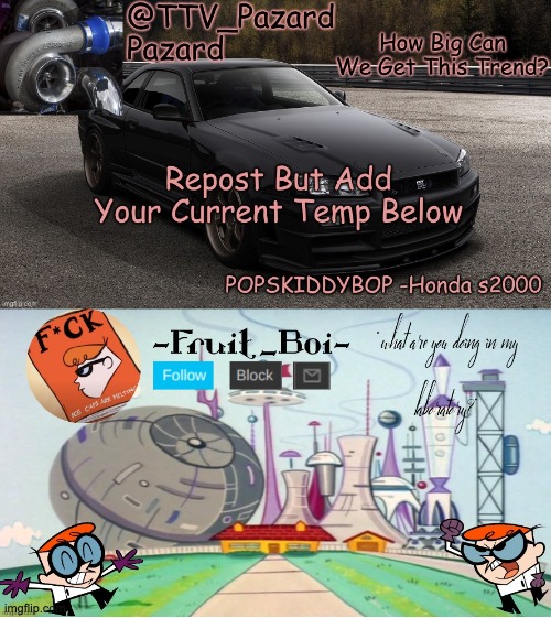 image tagged in dexter announcement made by the-goth-chicken | made w/ Imgflip meme maker