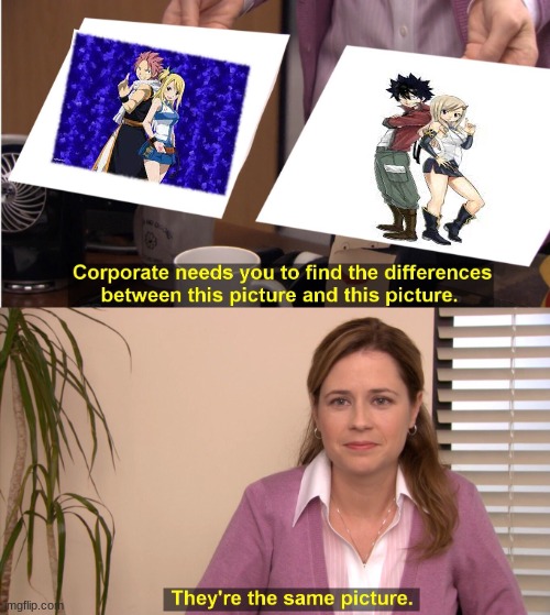 come on Mashima | image tagged in memes,they're the same picture | made w/ Imgflip meme maker