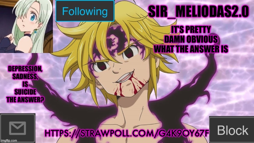 https://strawpoll.com/g4k9oy67f | IT’S PRETTY DAMN OBVIOUS WHAT THE ANSWER IS; HTTPS://STRAWPOLL.COM/G4K9OY67F | image tagged in sir_meliodas2 0 announcement template,disney killed star wars,star wars kills disney | made w/ Imgflip meme maker