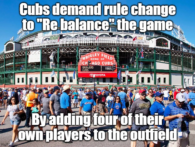 Ricketts accused of "Packing The Field" Imgflip