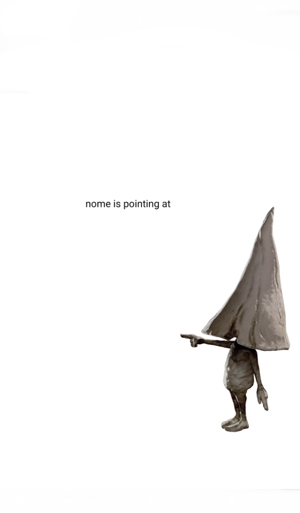 Nome pointing Blank Meme Template