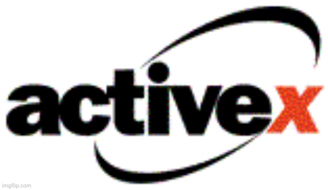 ActiveX for Megaman X! | image tagged in activex logo | made w/ Imgflip meme maker