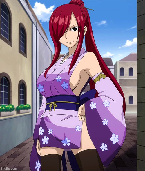 Oh wow Erza- | made w/ Imgflip meme maker