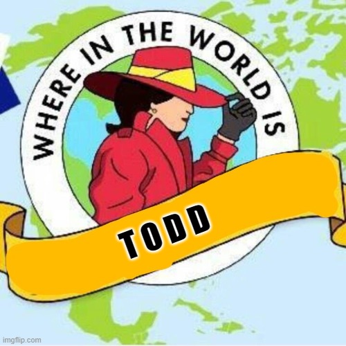 Stelle's brother | T O D D | image tagged in carmen sandiego | made w/ Imgflip meme maker