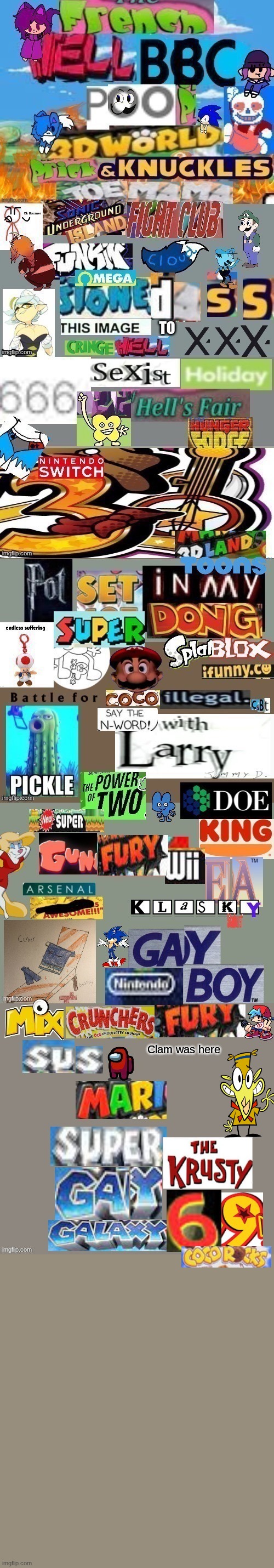 Clam was here | made w/ Imgflip meme maker