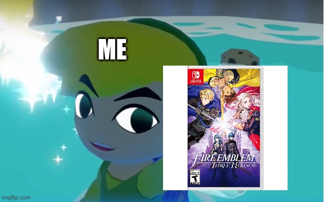 just got this game, hope it's good. | ME | image tagged in legend of zelda fairy in a bottle | made w/ Imgflip meme maker