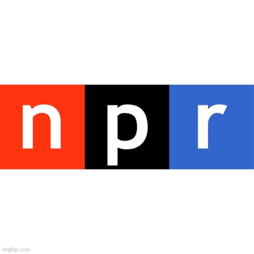 Anti-cringe at NPR, whose story selections often indicate that they DGAF. | image tagged in npr logo | made w/ Imgflip meme maker