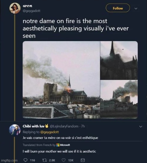 PFFT- | image tagged in memes,bruh,comments,notre dame | made w/ Imgflip meme maker
