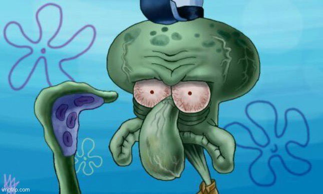 Squidward's Unsure Face | image tagged in squidward's unsure face | made w/ Imgflip meme maker