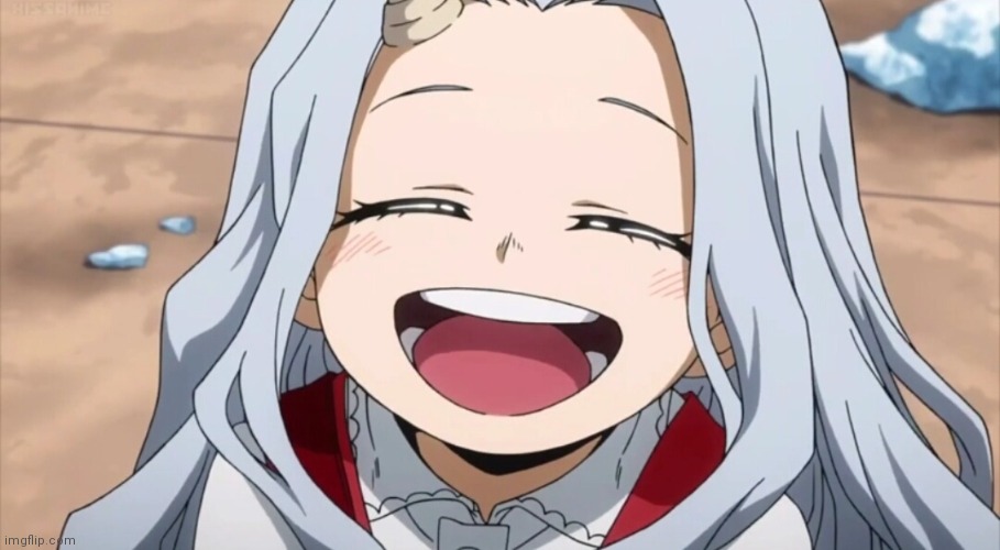 Eri-chan smiling | image tagged in my hero academia | made w/ Imgflip meme maker