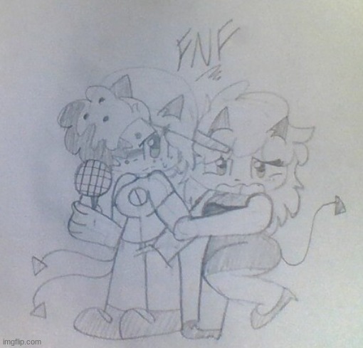 Ight last post fr- Mina And Mino Cosplay As Boyfriend and Girlfrined from FNF | made w/ Imgflip meme maker