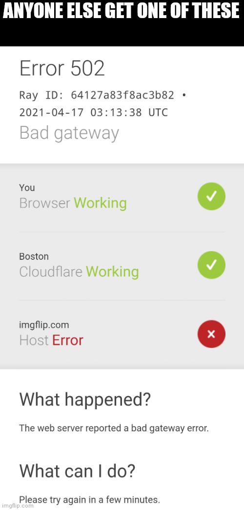 ANYONE ELSE GET ONE OF THESE | made w/ Imgflip meme maker