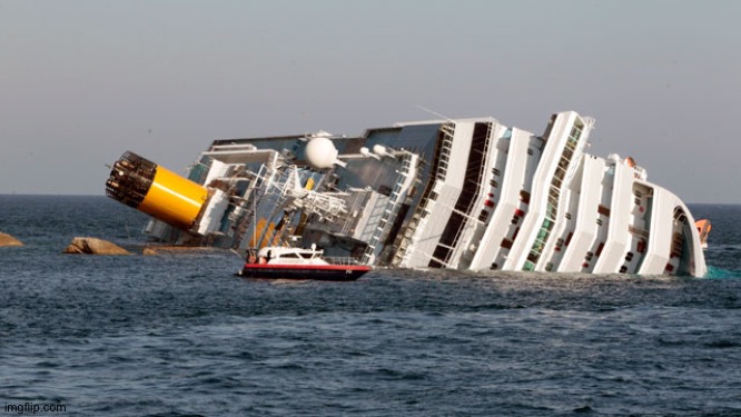 SINKING SHIP | image tagged in sinking ship | made w/ Imgflip meme maker