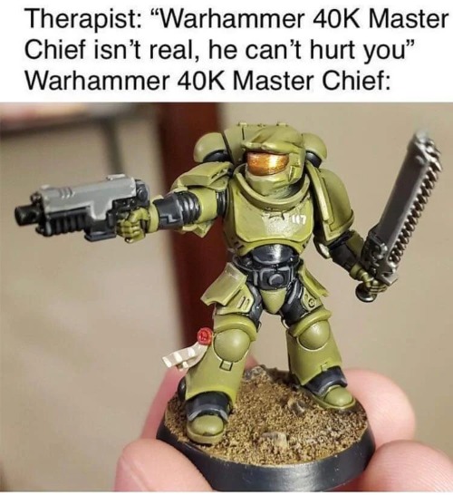 image tagged in warhammer 40k,halo,crossover | made w/ Imgflip meme maker