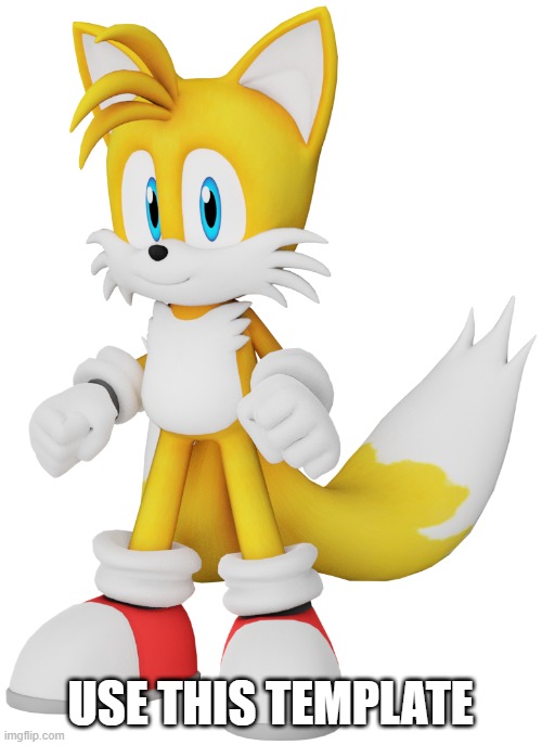 tails | USE THIS TEMPLATE | image tagged in tails | made w/ Imgflip meme maker