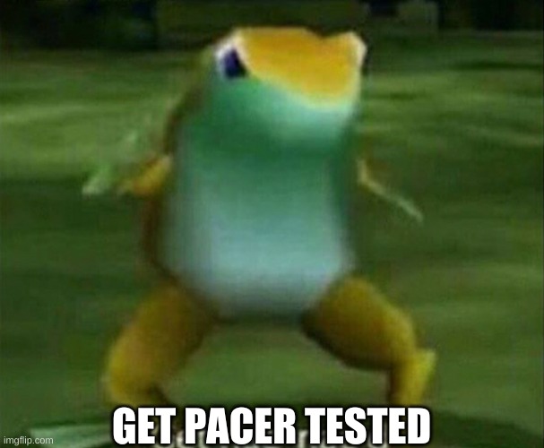 Get nae-nae'd | GET PACER TESTED | image tagged in get nae-nae'd | made w/ Imgflip meme maker