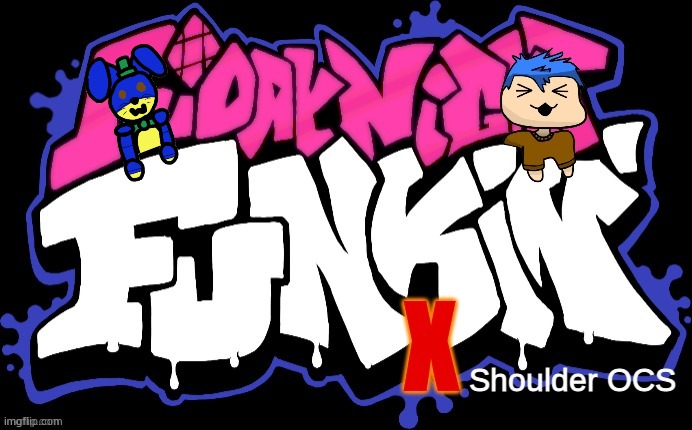 I thought I was supposed to add my shoulder OC so I did- | made w/ Imgflip meme maker