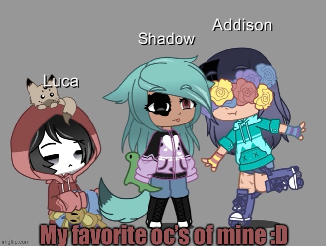 My favorite oc’s :3 | My favorite oc’s of mine :D | made w/ Imgflip meme maker