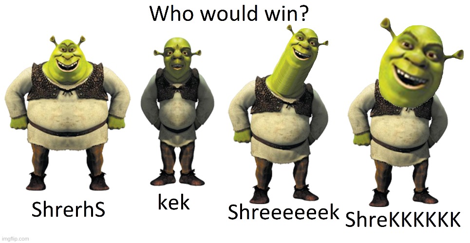 *bets on kek | image tagged in memes,shrek,wtf | made w/ Imgflip meme maker