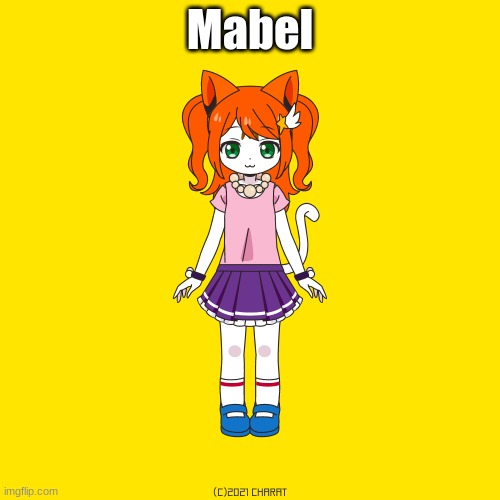 Angels twin #1 | Mabel | image tagged in fnaf,charat | made w/ Imgflip meme maker