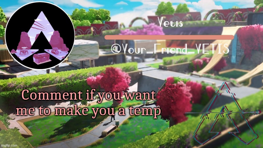 Yetis apex temp made by mwah | Comment if you want me to make you a temp | image tagged in yetis apex temp made by mwah | made w/ Imgflip meme maker