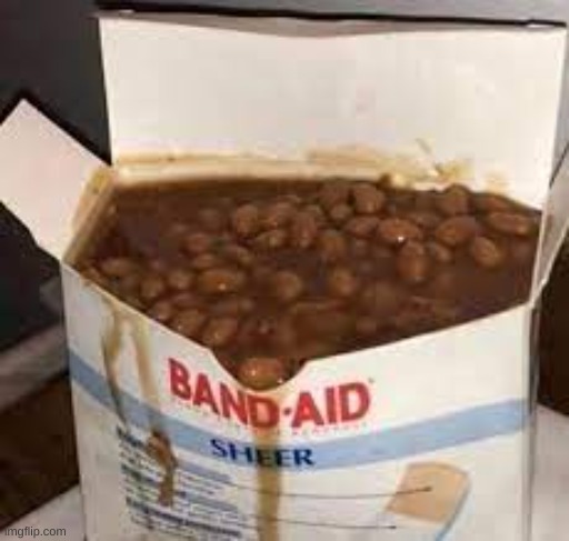 bean aid | made w/ Imgflip meme maker