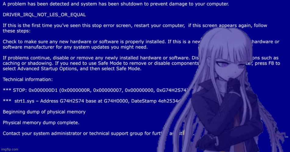 Kyoko-Kirigiri.Exe has stopped working | image tagged in kirigiri is confusion | made w/ Imgflip meme maker