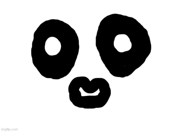 lets see how popular this panda can get | image tagged in blank white template,panda,happy | made w/ Imgflip meme maker