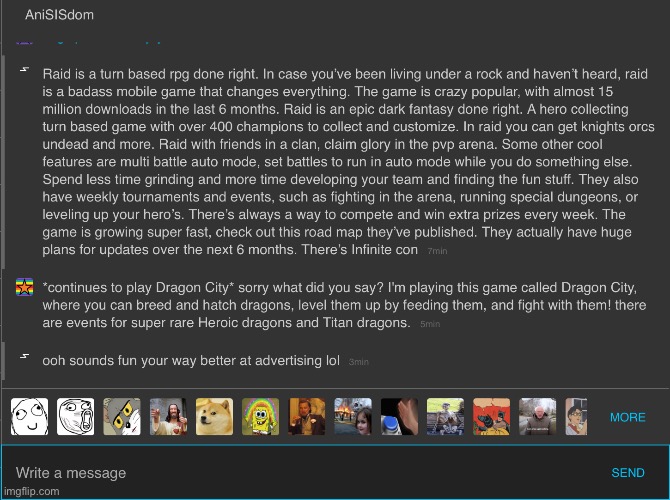 DAMN SHE’S GOOD AT ADVERTISING IM ALREADY INTERESTED!!!! lmao | made w/ Imgflip meme maker