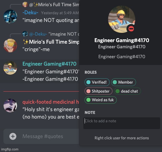 Saw this guy in the discord, thought i'd share it to ya'll. | made w/ Imgflip meme maker