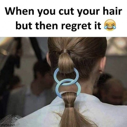 I guess longer hair looks better | image tagged in memes,funny,wait this isn't funny,i admit that i am not funny,idk i'm bored lol | made w/ Imgflip meme maker