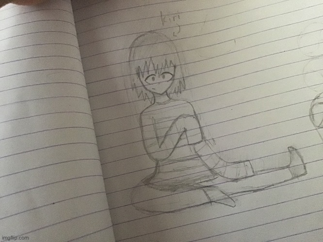 (I am drawing cross-dressing kiri a lot) | image tagged in lol | made w/ Imgflip meme maker