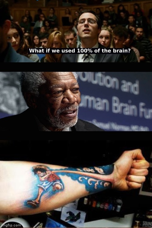100 % | image tagged in what if we used 100  of the brain | made w/ Imgflip meme maker
