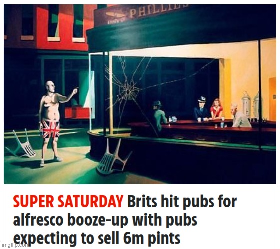 Super Saturday | image tagged in britain,alcohol,cocaine | made w/ Imgflip meme maker
