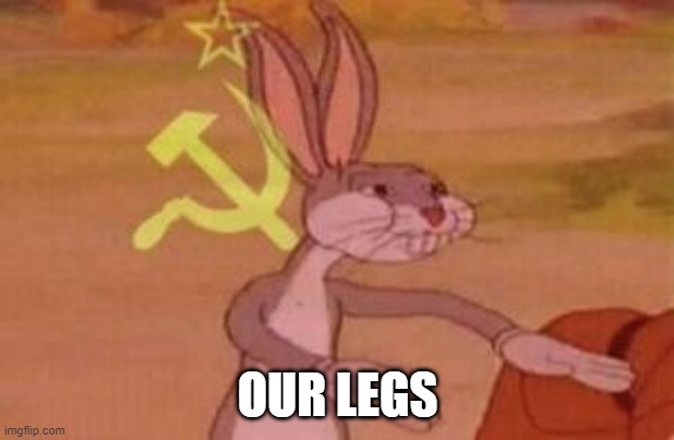 our | OUR LEGS | image tagged in our | made w/ Imgflip meme maker