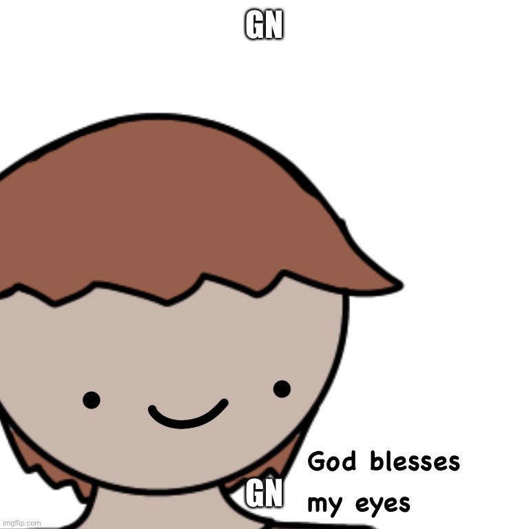 God blesses my eyes | GN; GN | image tagged in god blesses my eyes | made w/ Imgflip meme maker