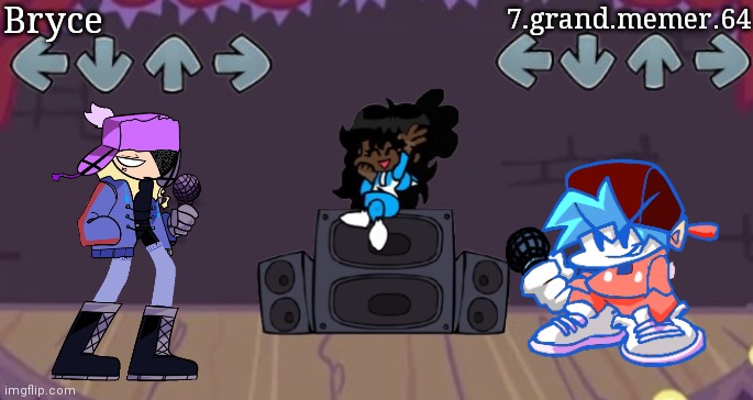 Blank Ms Night Funkin Battle (Improved) | Bryce; 7.grand.memer.64 | image tagged in blank ms night funkin battle improved | made w/ Imgflip meme maker