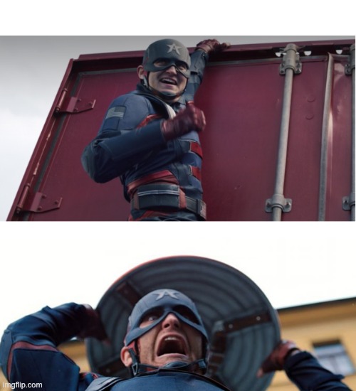 How it started how it's going | image tagged in tfatws,john walker,captain america,the falcon and the winter soldier | made w/ Imgflip meme maker