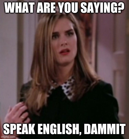 What are you saying | WHAT ARE YOU SAYING? SPEAK ENGLISH, DAMMIT | image tagged in what are you saying | made w/ Imgflip meme maker