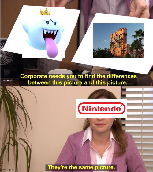 The guide has some pretty blursed instructions on how to play Mario 64 | image tagged in memes,they're the same picture,super mario 64,king boo,tower of terror,nintendo 64 | made w/ Imgflip meme maker