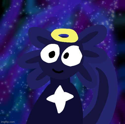 My part of the art trade with Bloo | made w/ Imgflip meme maker