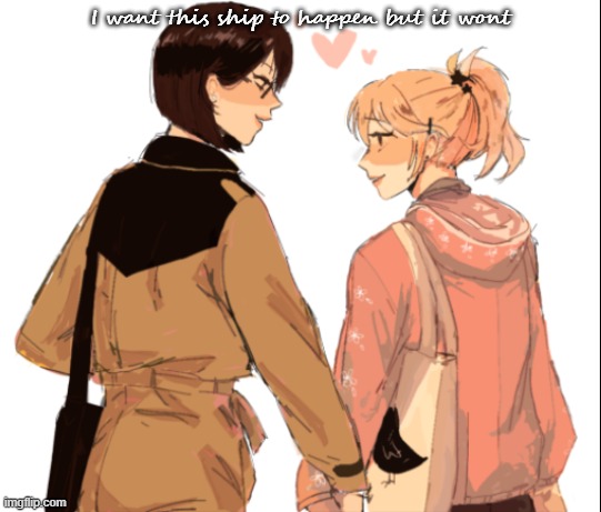 I want this ship to happen but it wont | made w/ Imgflip meme maker