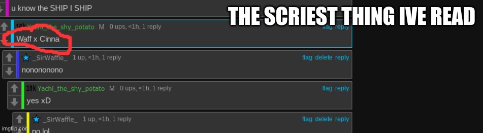 THE SCRIEST THING IVE READ | made w/ Imgflip meme maker