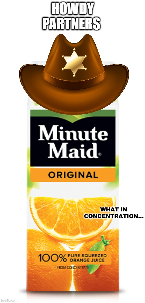 What in concentration... | HOWDY PARTNERS | image tagged in what in concentration | made w/ Imgflip meme maker