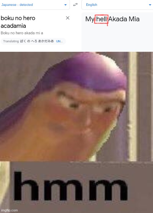 image tagged in buzz lightyear hmm | made w/ Imgflip meme maker