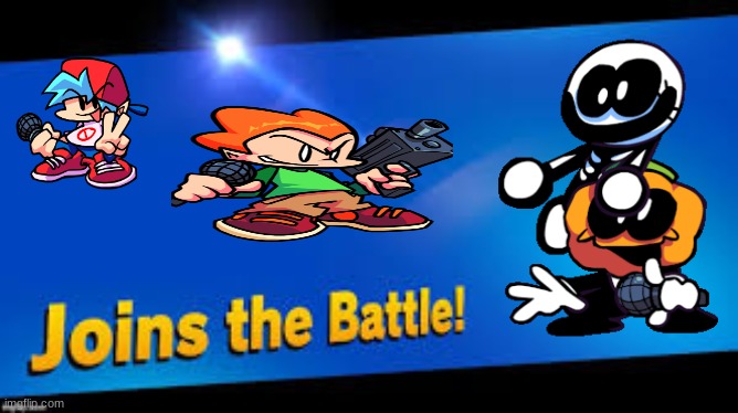 I just got into playing fnf today. My friend plays it so I guess I do now | image tagged in smash bros join,friday night funkin | made w/ Imgflip meme maker