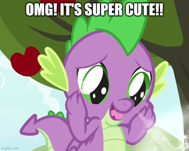 OMG! IT'S SUPER CUTE!! | made w/ Imgflip meme maker