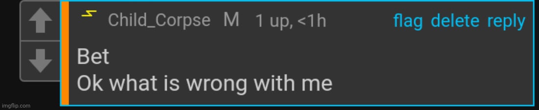 Child_Corpse has a sudden realization that this is wrong | image tagged in child_corpse has a sudden realization that this is wrong | made w/ Imgflip meme maker