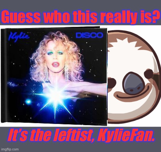 Guess who this really is? It’s the leftist, KylieFan. | made w/ Imgflip meme maker